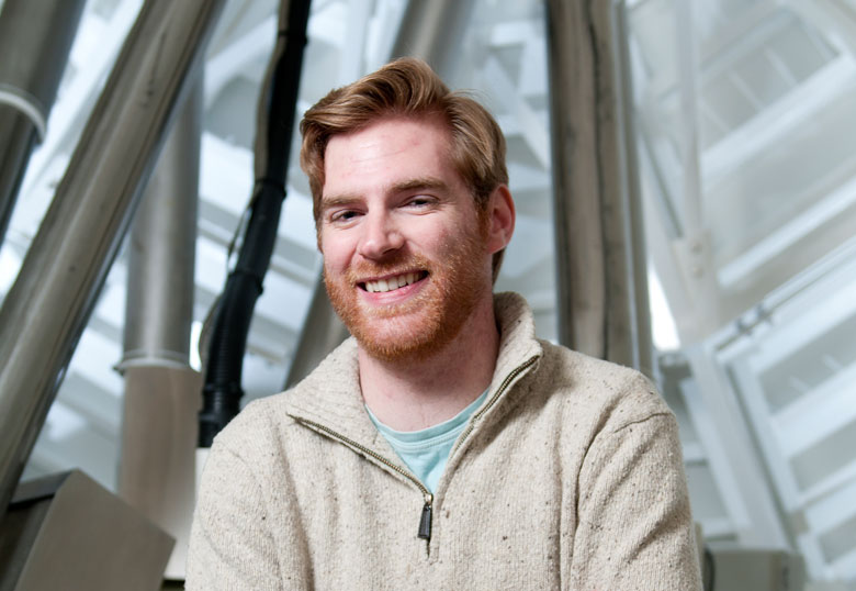 Logan Pryor completed his undergraduate degree in geography before embarking on his master's studies.