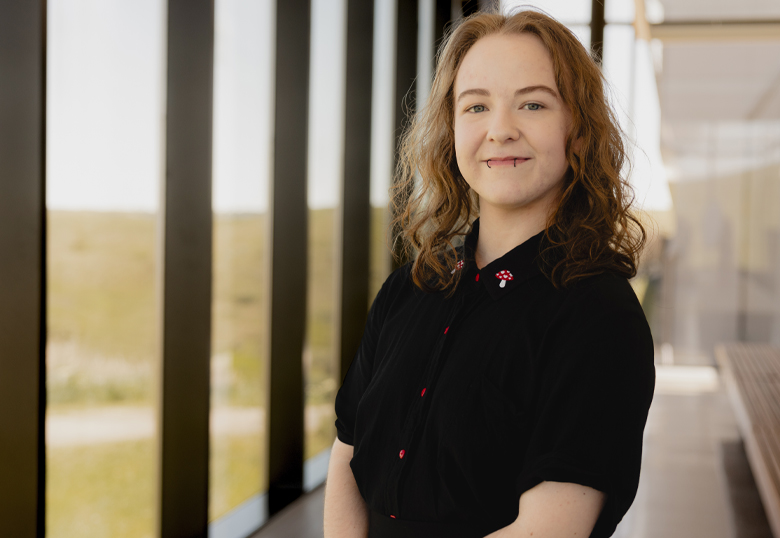 Mars Jesson is a psychology major and co-chair of Q-Space.