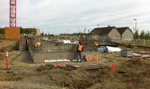 The many campus construction activities this summer have created a mini boom in the southern Alberta industry. Construction