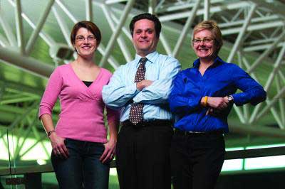 (l-r) Drs. Jennifer Copeland, Jon Doan and Lesley Brown are working together to understand how we can age better.