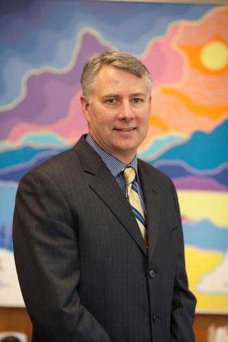 The University's sixth President, Dr. Mike Mahon.